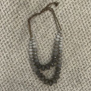 Anthropologie ombré beaded necklace